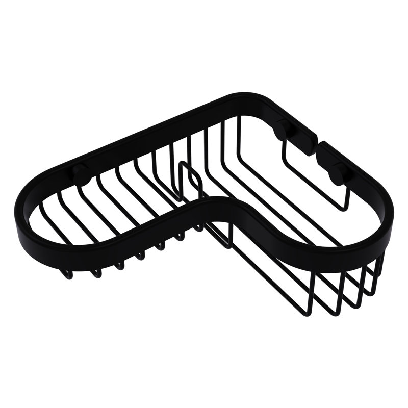 Tiroir de douche combine, Noir mat