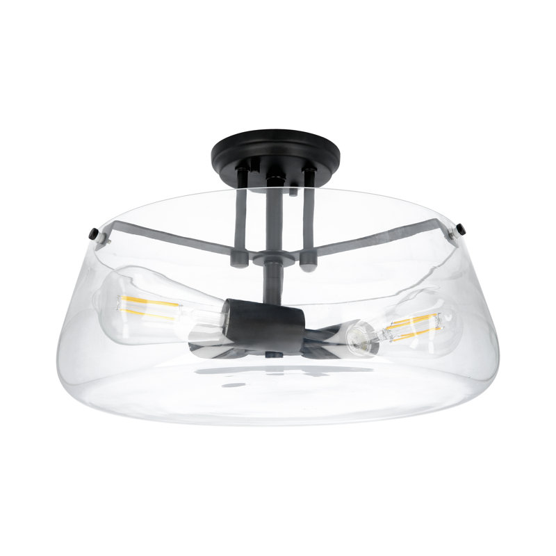 Plafonnier semi-encastré 3 lumières 15,13 po