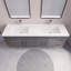 Ensemble de meuble-lavabo double mural 70,5 "Bensley-508742709