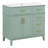 36" Light Green Modern Bathroom Vanity With Ceramic Sink, Soft-Close Door, And 4 Storage Drawers , Offering A Refined Look With Practical Everyday Functionality.-2137139544