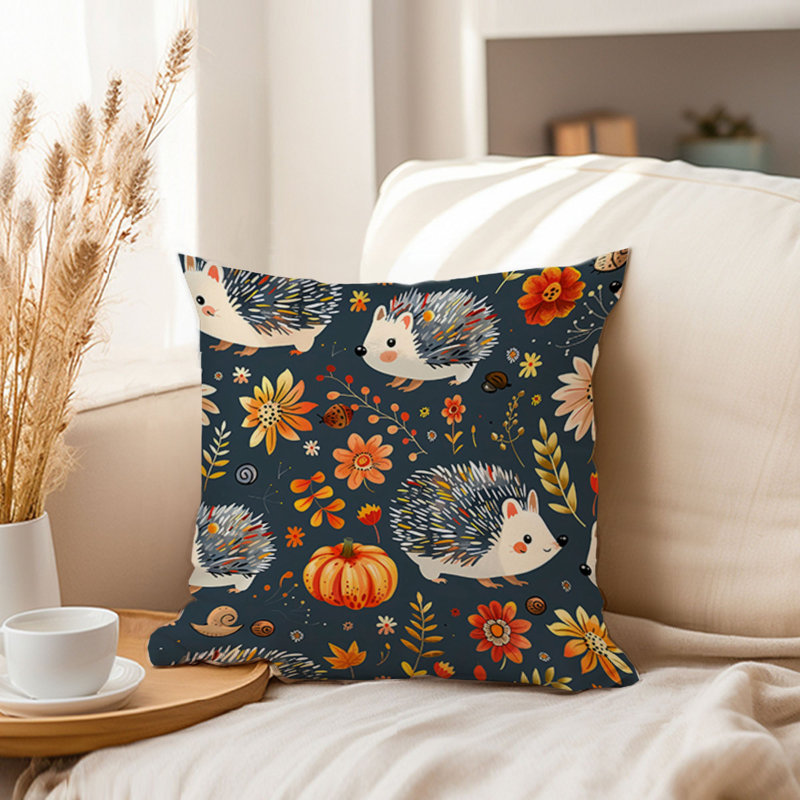 Animals Hedgehog Pattern IX Cottage