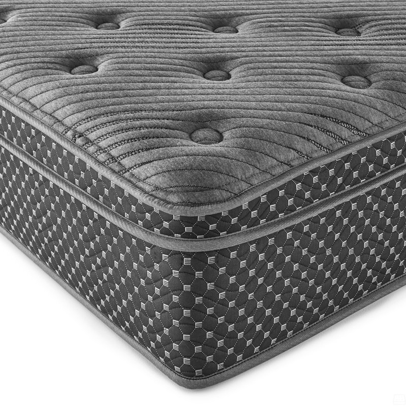 13" Quilted Eurotop Hybrid Twin Mattress, Plush, Twin
