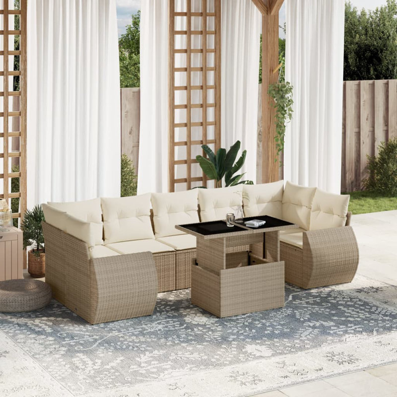 Ensemble de canapé de jardin Vidaxl