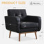 Faux Leather Armchair-1538565771
