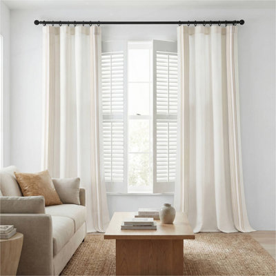 50x84" 2 window panels with 16 rings