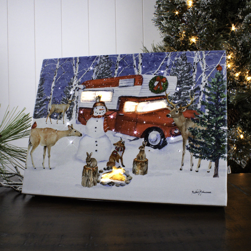 Mini fond de chevalet de Noël 8 x 6