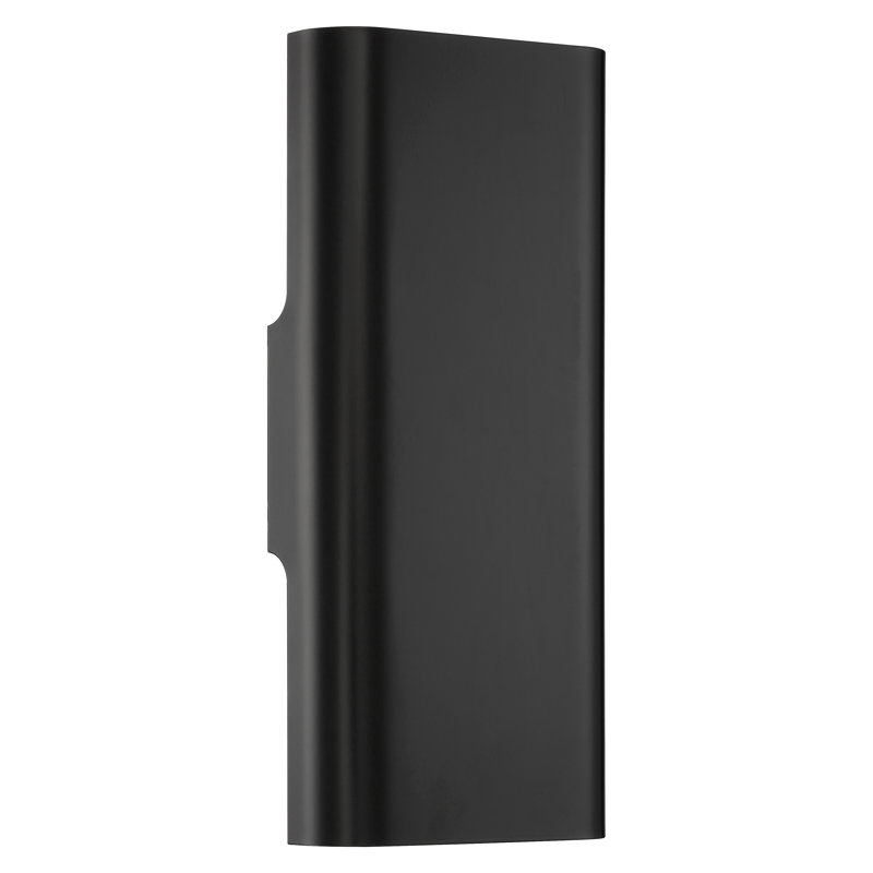 Naugatuck Flush Mounted Sconce, Black