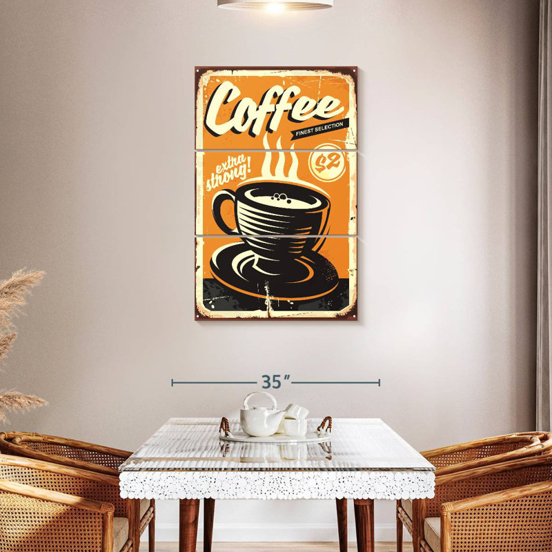 Yarlin Coffee Finest Selection, 57" H x 36" W