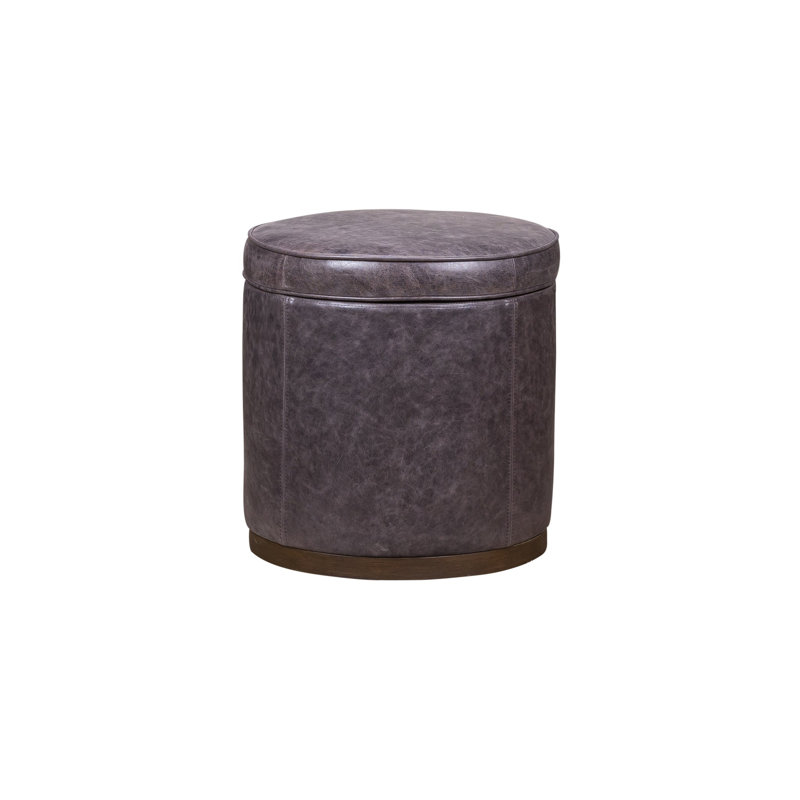 Leg Up Swivel Ottoman in Collins Celadon, Ten Gallon Hat Mix