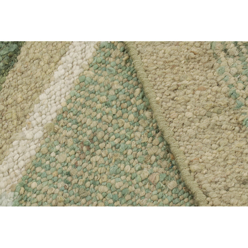 Scandinavian Wool Geometric Area Rug, Rectangle 10' x 14'