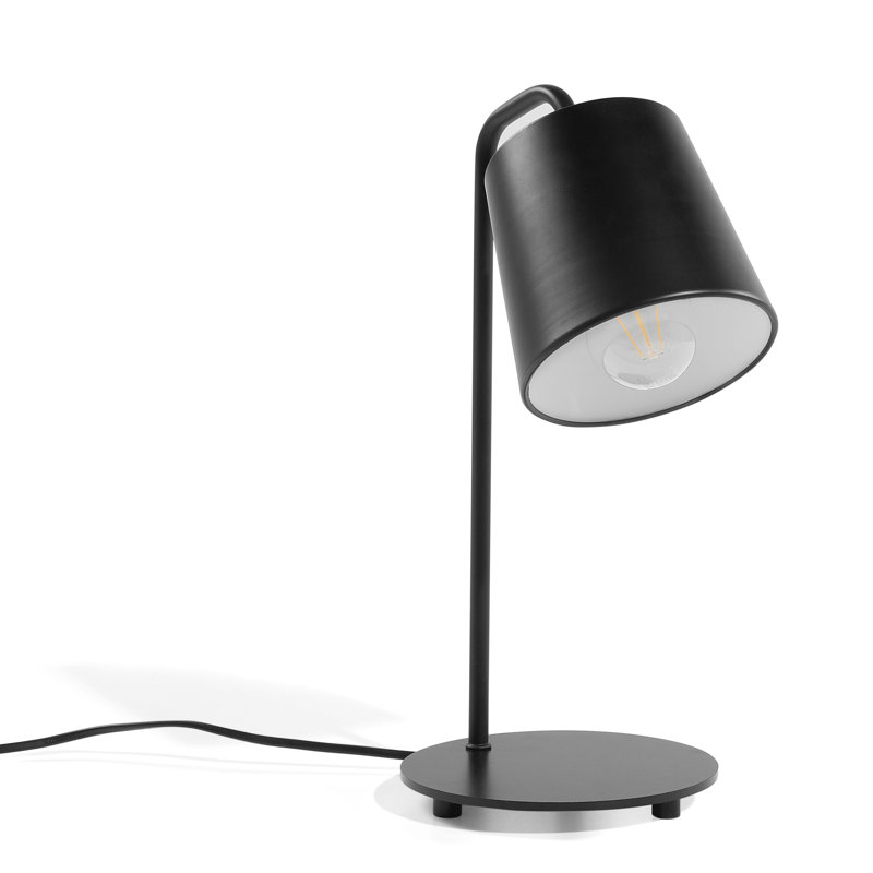 Amapola Metal Desk Lamp, Black