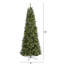 Arbre de Noël artificiel pin vert élancé avec lumières claires-1468116541