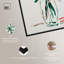 Décoration murale "Vase in Greens and Reds" par Art Remedy, cadre noir, 24 x 36-1547582563-1547582568