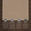 Tapis berbère beige foncé fait à la main avec bordure en coton beige fait à la main Nannette-248386837