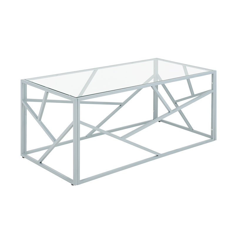 Melany Frame Coffee Table, Silver