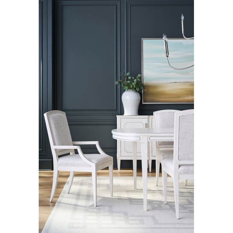 Camille Upholstered Arm Chair, Limestone