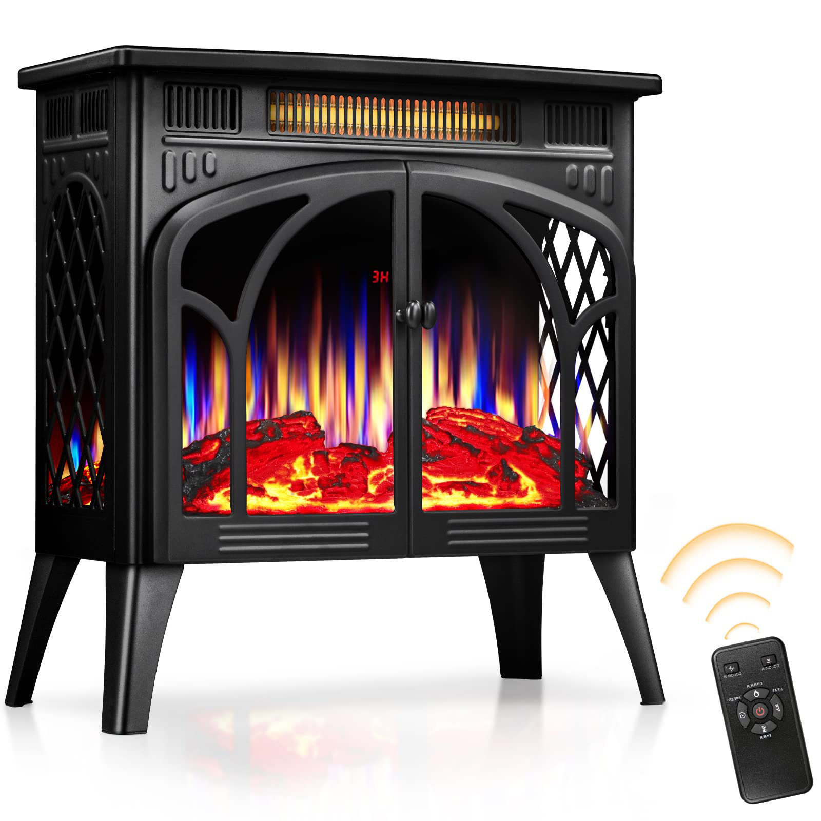 Minocqua Infrared Electric Stove Winston Porter