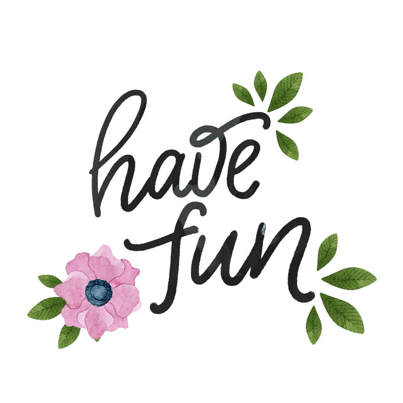 Have Fun - Wrapped Canvas Print, 76cm H x 76cm W x 3.8cm D