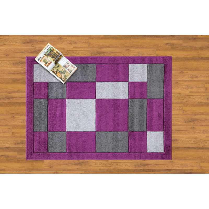 Brickey Geometric Area Rug, Runner 80 x 300cm