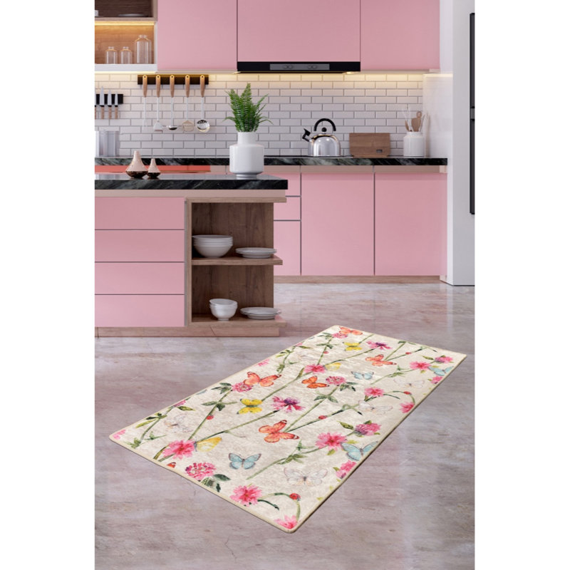 Durable Hall Carpet (3.3 x 9.8 ft), 100% Polyester, 0.16 in Pile Height | Antibacterial, Non-Slip Underside, Machine Washable | Perfect for Entryway & Living Room Decor, Soft and Easy to Maintain