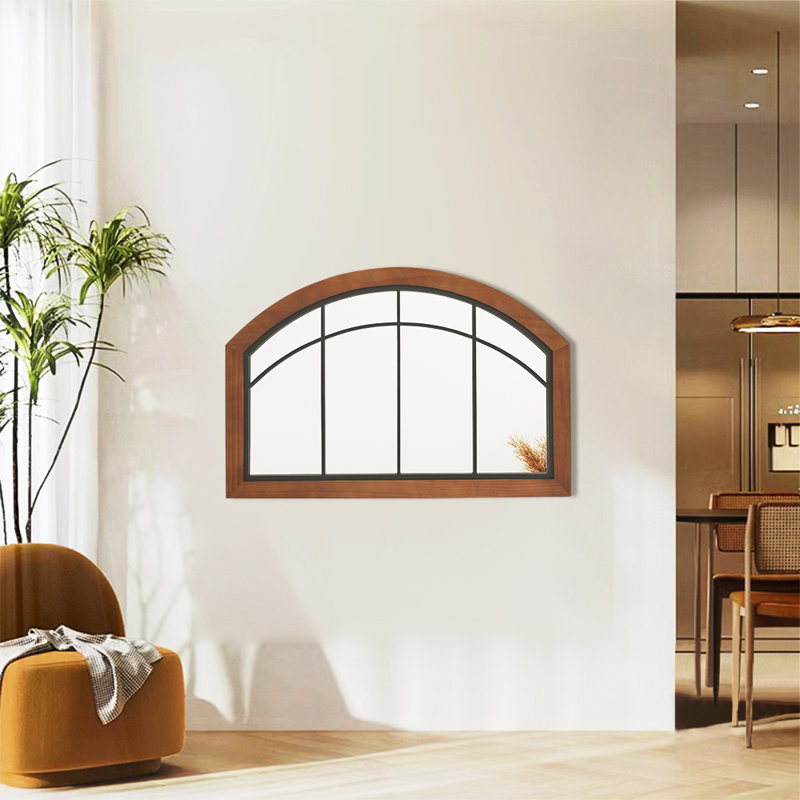 Mikado Wood Flat Wall Mirror