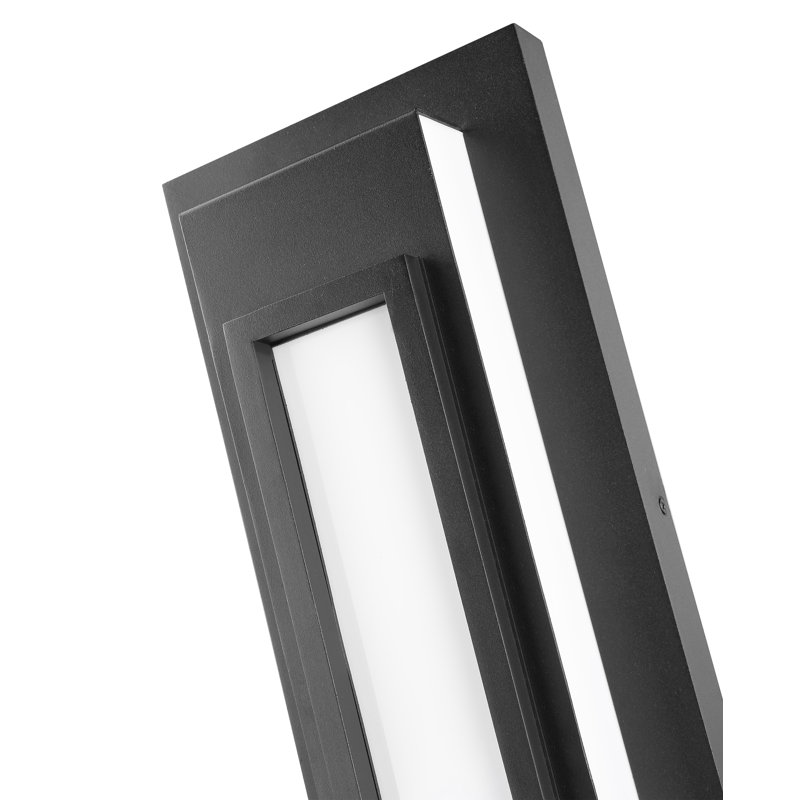 Applique murale en aluminium Cassulis, H 20,25 po x l 7 po x P 3,5 po