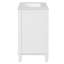 Meuble-lavabo de 30 po avec lavabo en céramique, petite armoire de salle de bain, armoire moderne avec 2 tiroirs et tablette réglable-1332254287