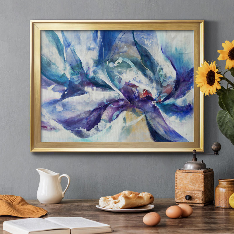 Aurora Petals - Reproduction de photo sur toile, H 22,5 po x l 30,5 po x P 1,5 po, Doré
