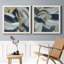 Rustic and Bitterweet I - Ensemble de 2 peintures sur toile encadrées-121954211-121954212