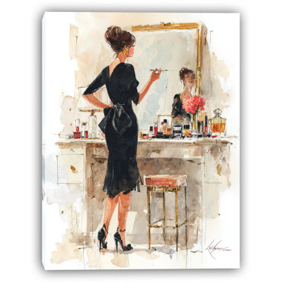 «Golden Reflection», art mural sur toile tendue