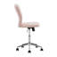 Chaise de travail en velours Swarey Wave Glenview-140261190