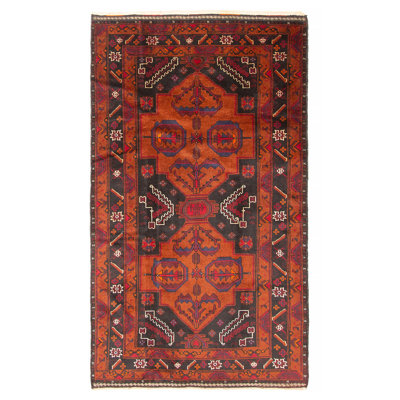 Teimani Brown Rug 3'6" x 6'3"