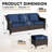 77'' Wide Wicker Outdoor Patio Sofa-86685440