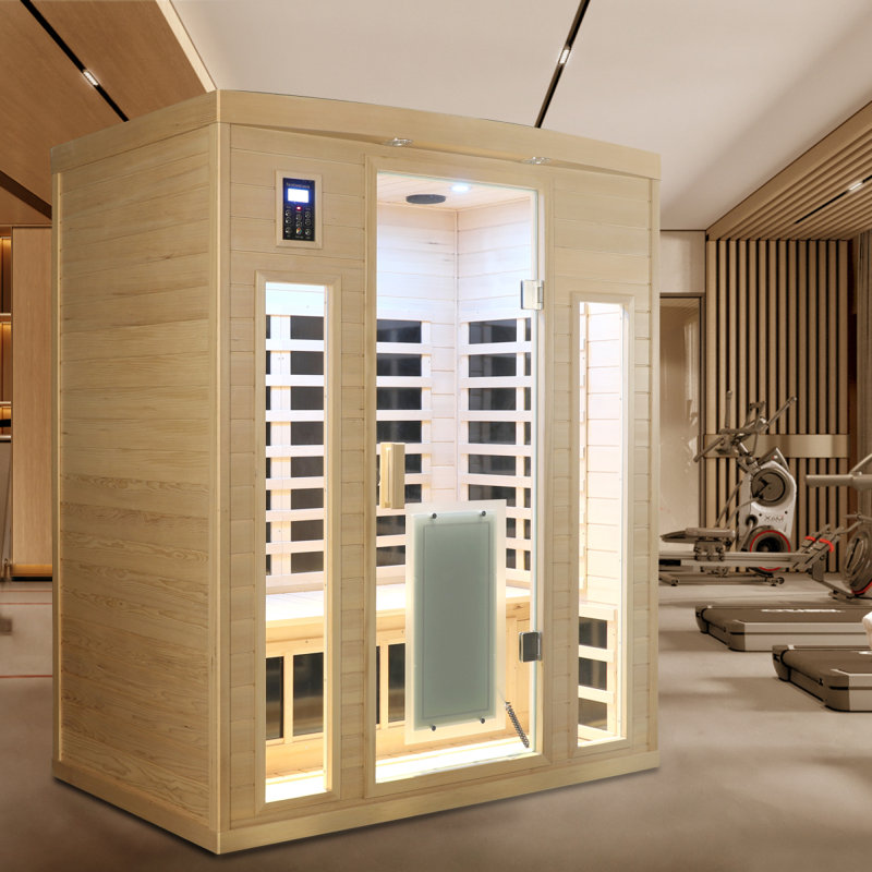 Low EMF Three Person Far Infrared Sauna Room