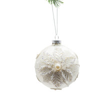 Winter Wonder Lane Clear Snowflake Ball 6-Piece Shatterproof Plastic  Ornament Set