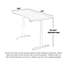 Bureau électrique en bois massif à hauteur réglable-239937907