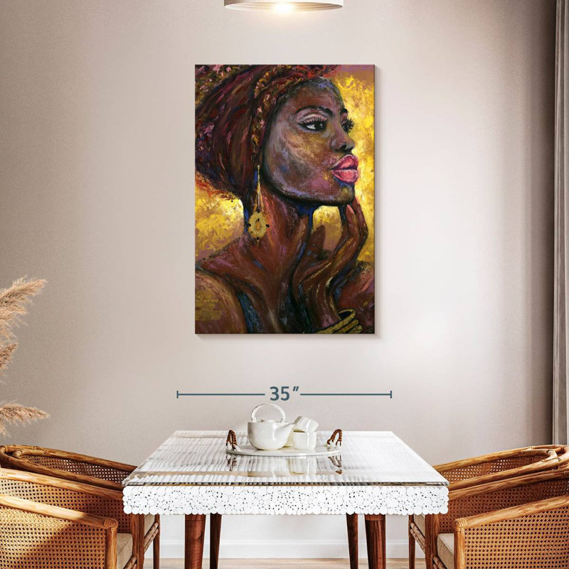 Leisha African Tribal, 45" H x 30" W