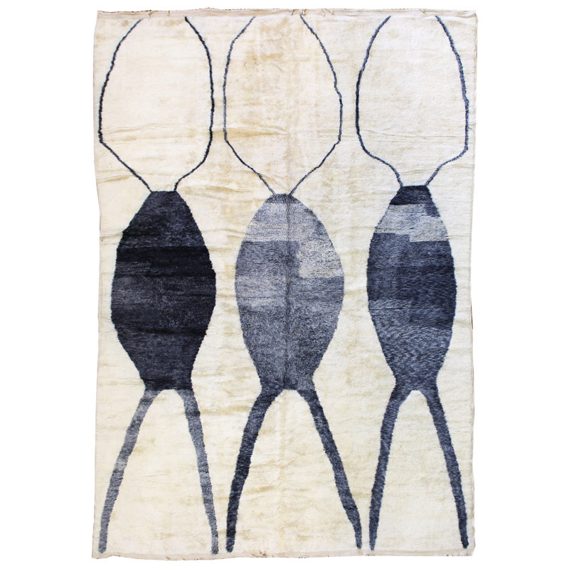 Beni Ouraine One-of-a-Kind 8'7" X 12'5" Hand Knotted Area Rug