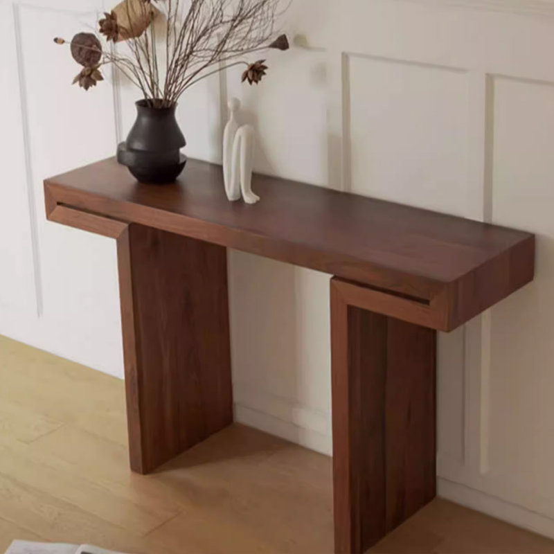 La console naturellement élégante, H 31,49 po x l 63 po x P 15,75 po, Brun