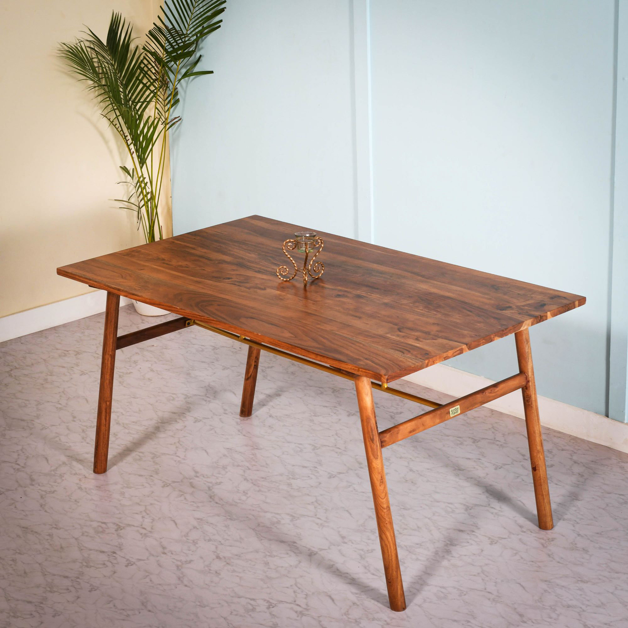 Hatmaker solid wood dining shop table