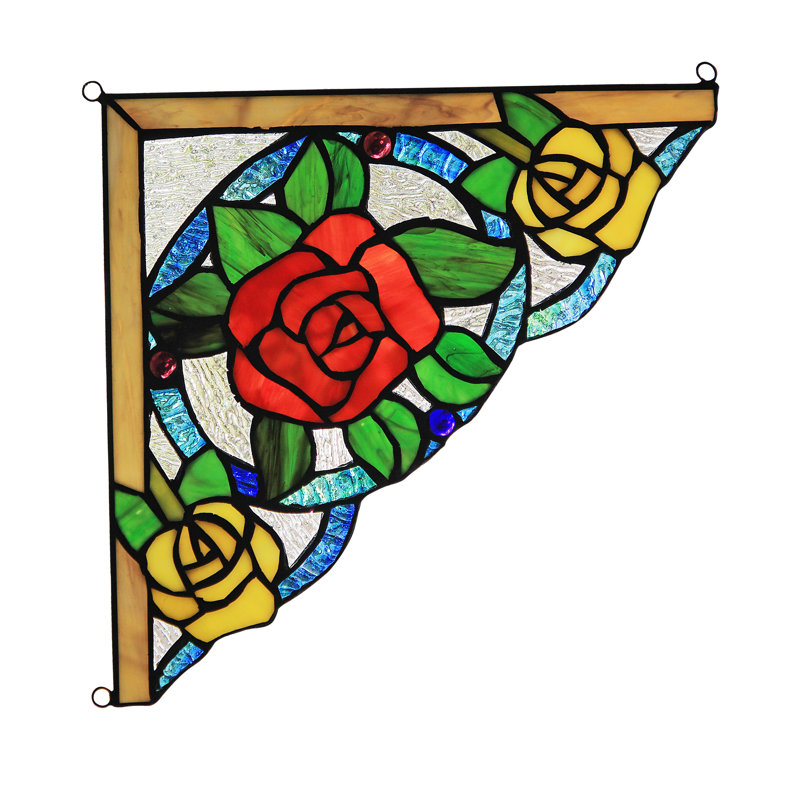 Floral Plants & Flowers Window Panel