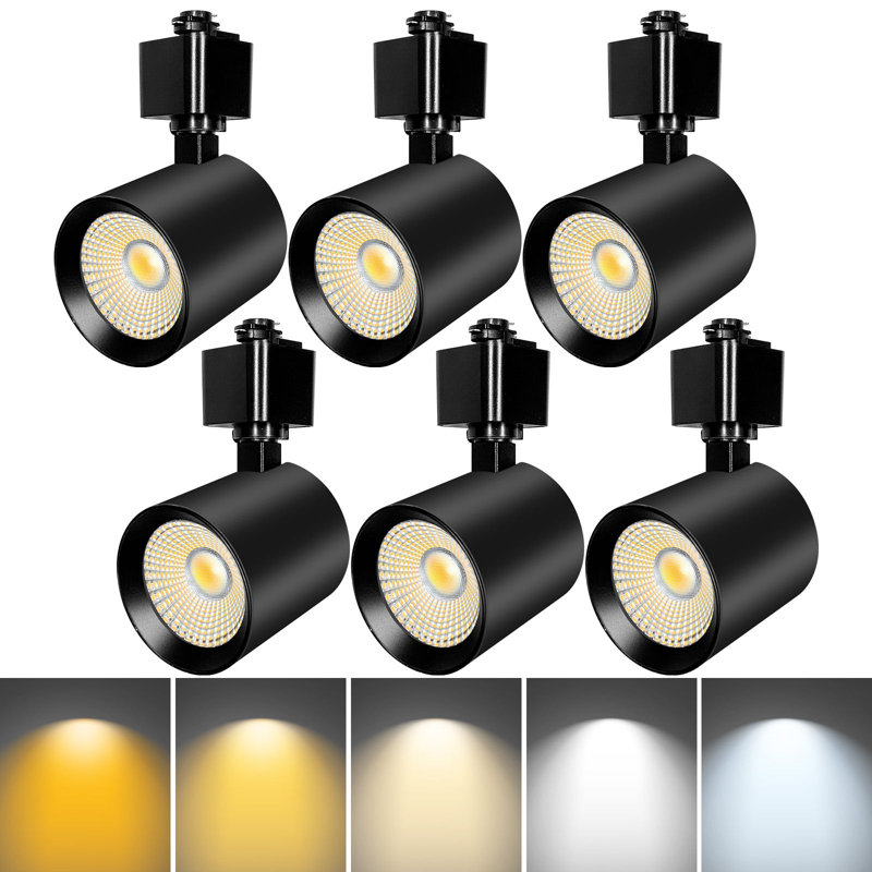 5CCT Black  LED Track Lighting Heads