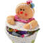 Christmas Gingerbread Man Stuffed Holiday Accent