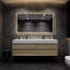 Meuble-lavabo double l 71 po x H 24,4 po Albizu-69315988