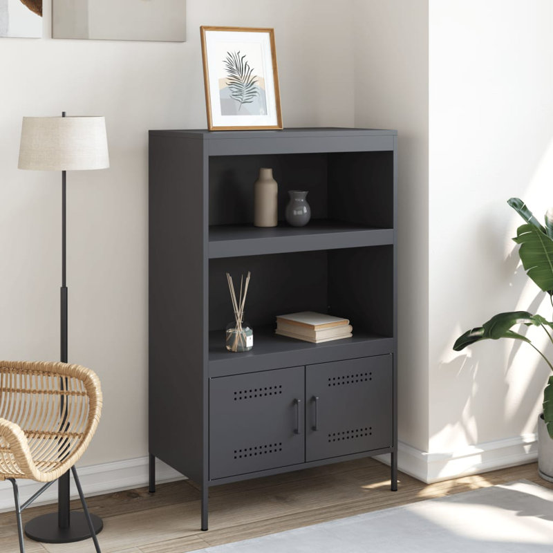 Ahasuerus 68cm Sideboard, Anthracite