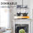 6-light Dimmable Drum Crystal Chandelier