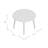Demi-Lee Round Solid Wood Dining Table-1612503455