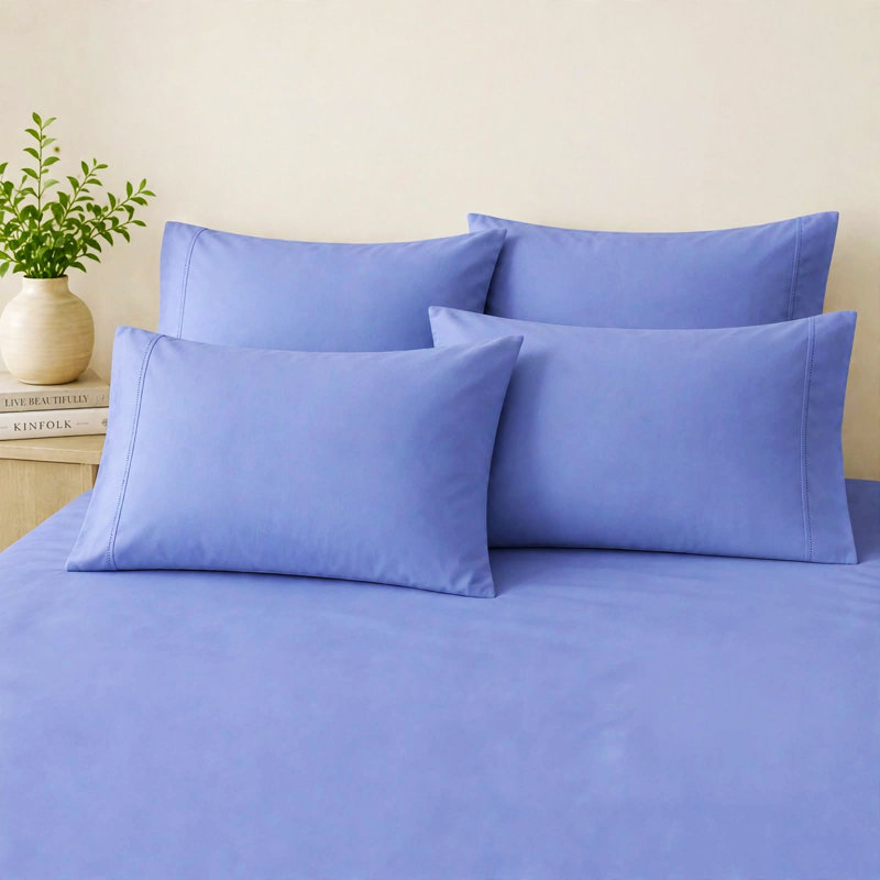 6-Piece Premium Deep Pockets Microfiber Sheet Set, California King, Violet