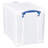 Really Useful Box Storage Container with Lid and Clip Lock Handles, (3 Pack)