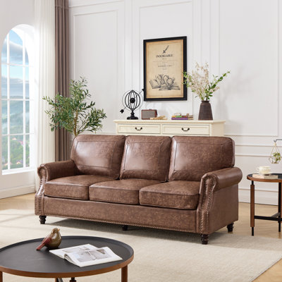 Amarius 80" Wide Rolled Arm Sofa